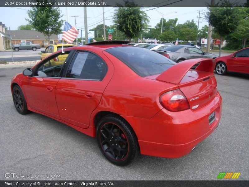 Flame Red / Dark Slate Gray 2004 Dodge Neon SRT-4