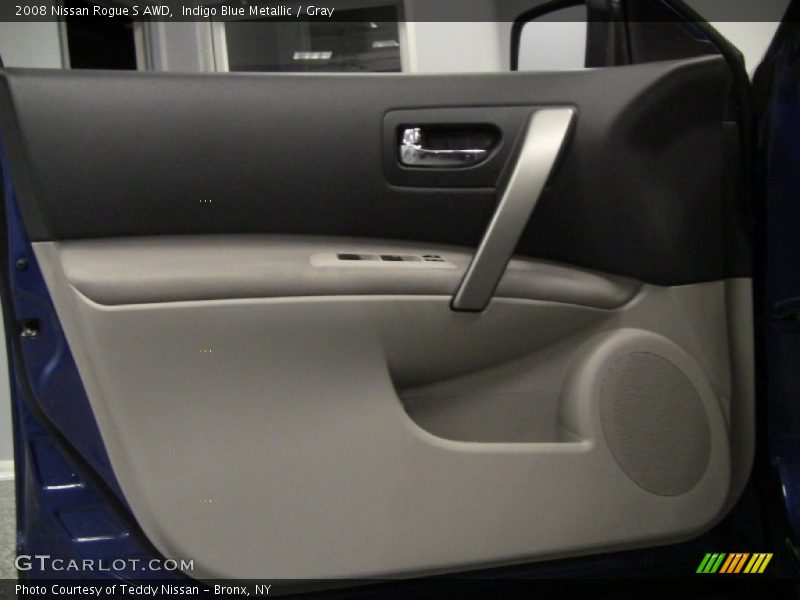 Indigo Blue Metallic / Gray 2008 Nissan Rogue S AWD