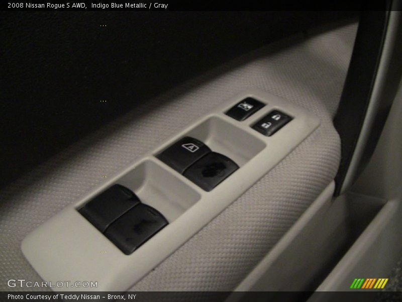 Indigo Blue Metallic / Gray 2008 Nissan Rogue S AWD