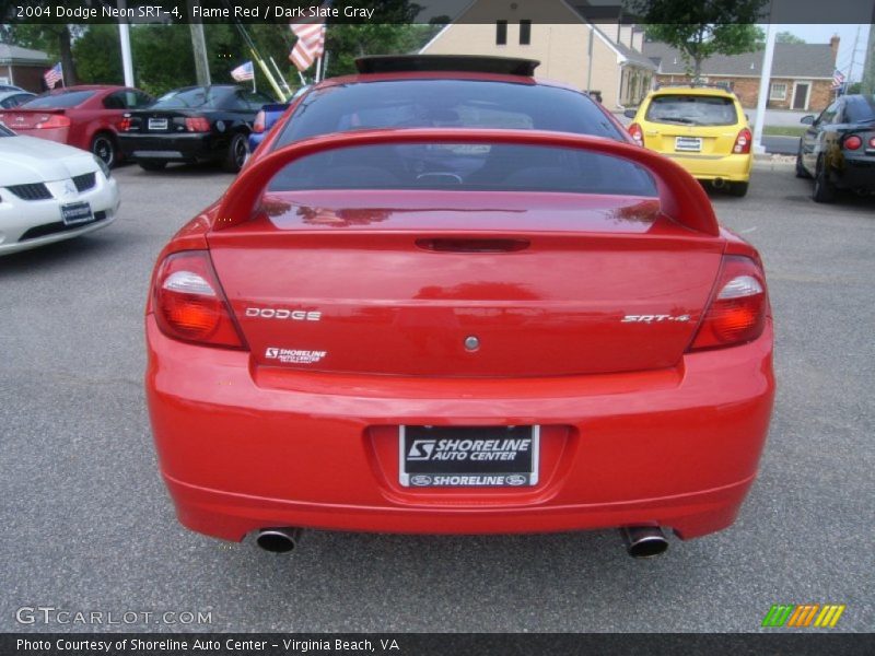 Flame Red / Dark Slate Gray 2004 Dodge Neon SRT-4