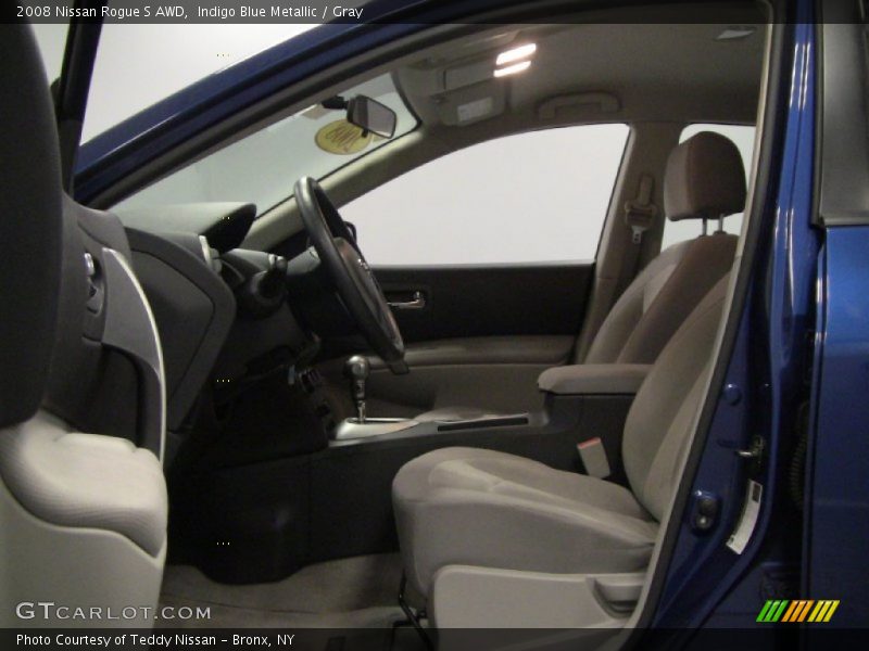 Indigo Blue Metallic / Gray 2008 Nissan Rogue S AWD