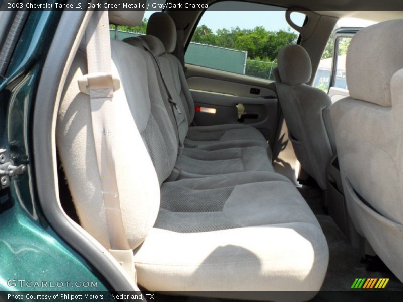 Dark Green Metallic / Gray/Dark Charcoal 2003 Chevrolet Tahoe LS