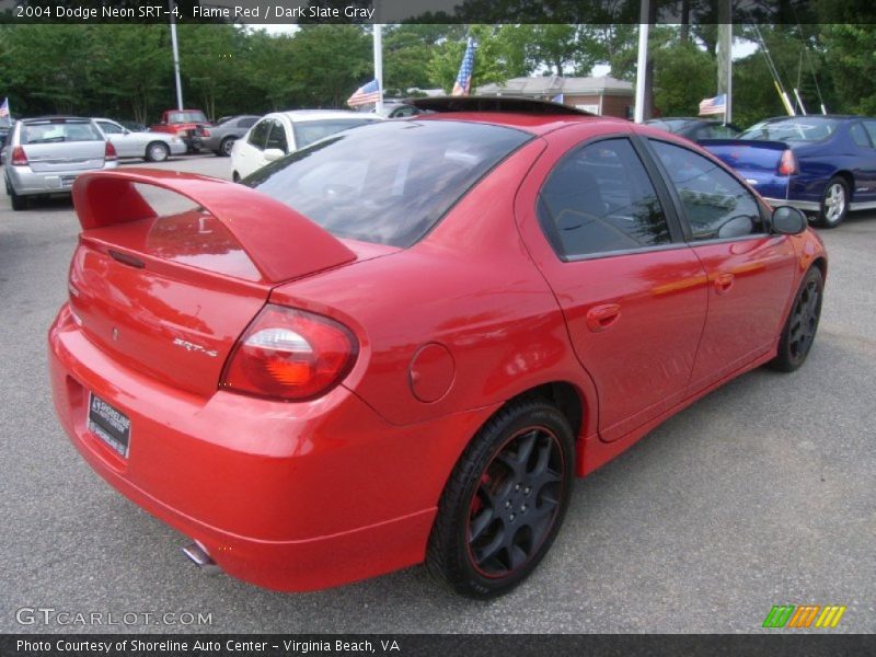 Flame Red / Dark Slate Gray 2004 Dodge Neon SRT-4