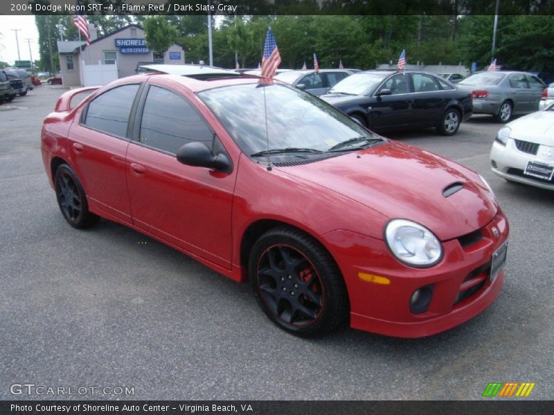 Flame Red / Dark Slate Gray 2004 Dodge Neon SRT-4
