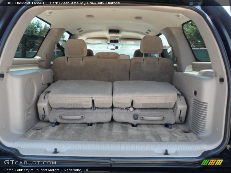 Dark Green Metallic / Gray/Dark Charcoal 2003 Chevrolet Tahoe LS