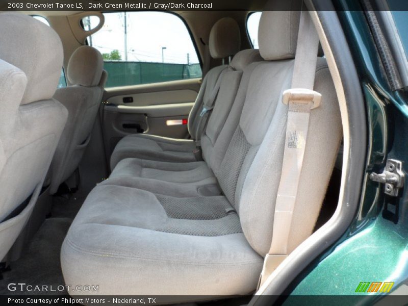 Dark Green Metallic / Gray/Dark Charcoal 2003 Chevrolet Tahoe LS