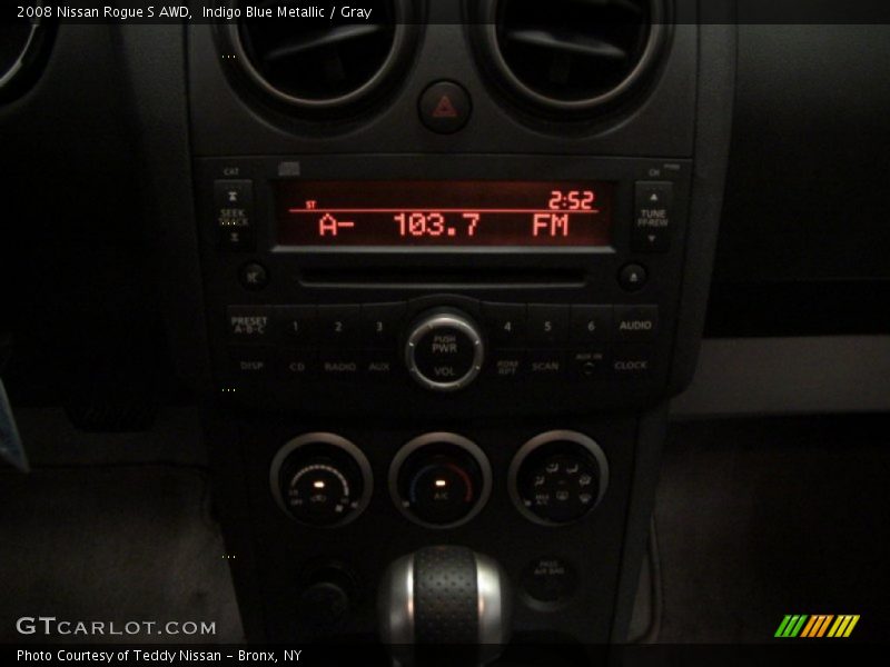 Indigo Blue Metallic / Gray 2008 Nissan Rogue S AWD