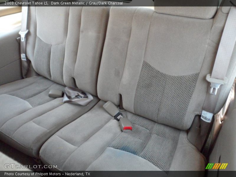 Dark Green Metallic / Gray/Dark Charcoal 2003 Chevrolet Tahoe LS