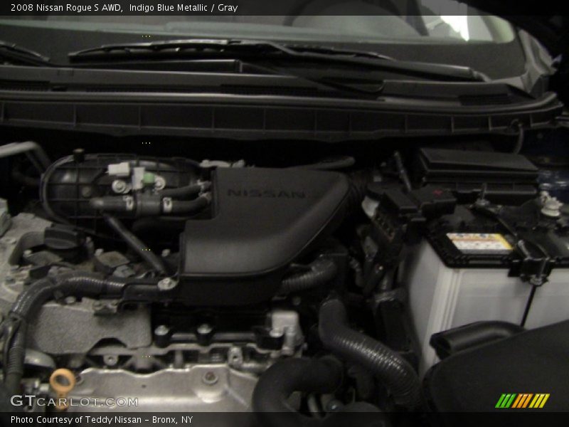 Indigo Blue Metallic / Gray 2008 Nissan Rogue S AWD