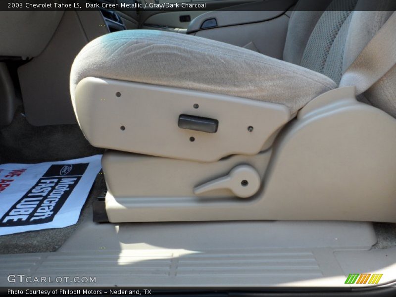 Dark Green Metallic / Gray/Dark Charcoal 2003 Chevrolet Tahoe LS