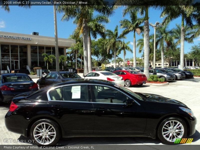 Black Obsidian / Wheat 2008 Infiniti G 35 Journey Sedan