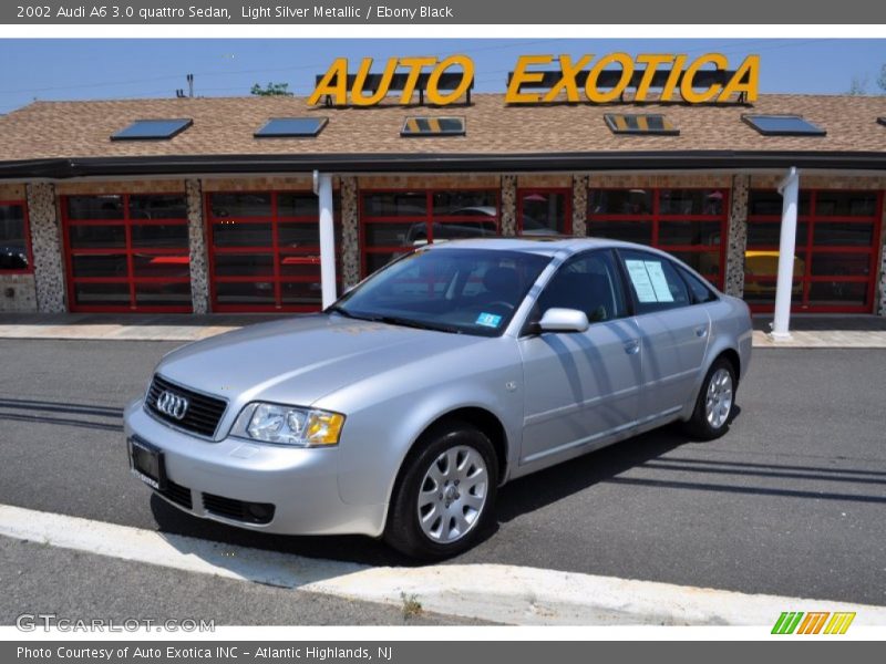 Light Silver Metallic / Ebony Black 2002 Audi A6 3.0 quattro Sedan