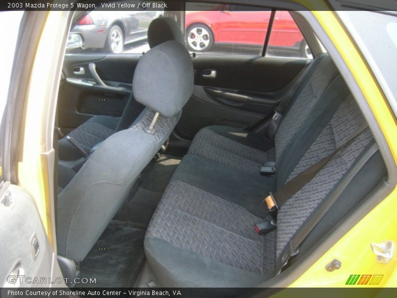 Vivid Yellow / Off Black 2003 Mazda Protege 5 Wagon