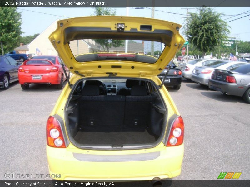 Vivid Yellow / Off Black 2003 Mazda Protege 5 Wagon