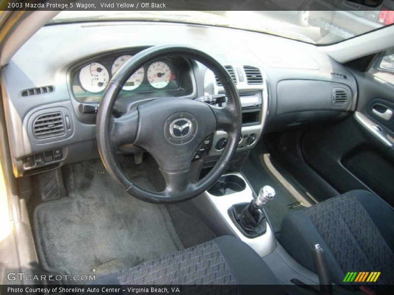  2003 Protege 5 Wagon Off Black Interior