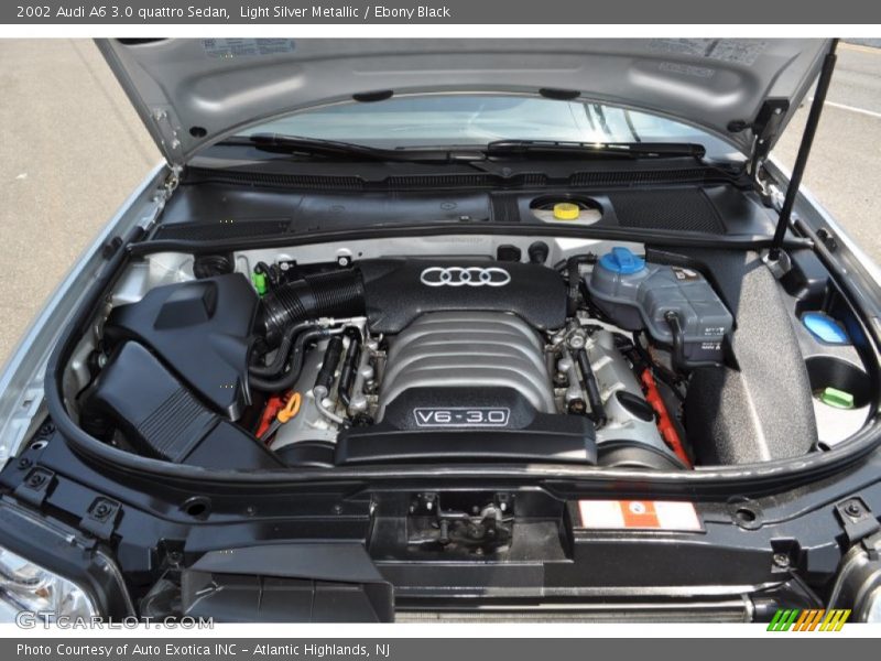 Light Silver Metallic / Ebony Black 2002 Audi A6 3.0 quattro Sedan