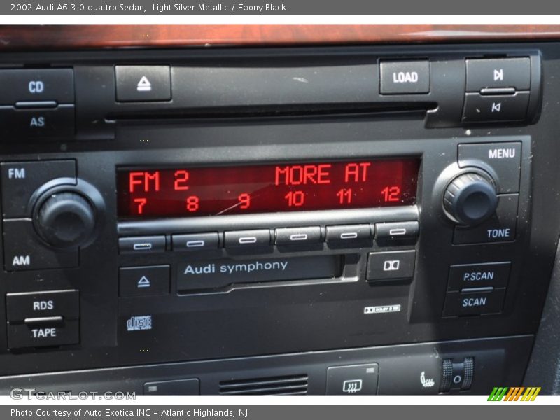 Light Silver Metallic / Ebony Black 2002 Audi A6 3.0 quattro Sedan