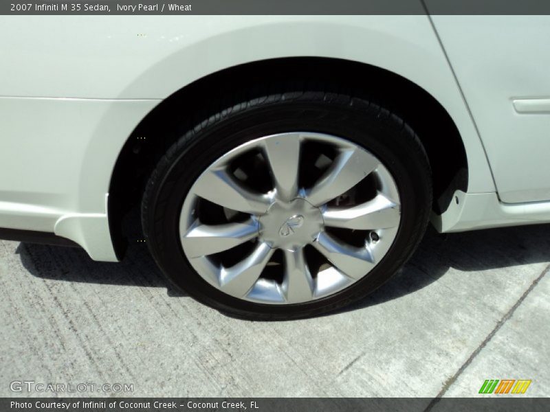 Ivory Pearl / Wheat 2007 Infiniti M 35 Sedan