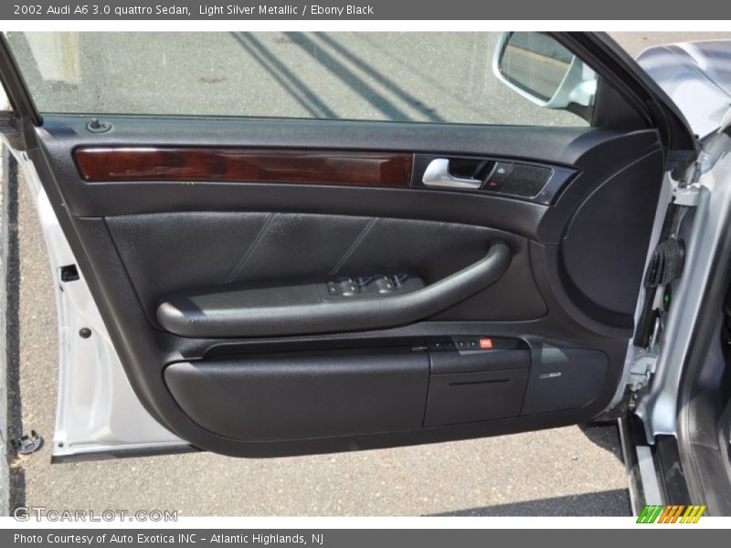 Light Silver Metallic / Ebony Black 2002 Audi A6 3.0 quattro Sedan