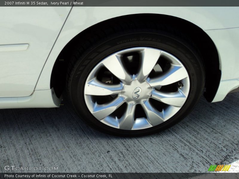Ivory Pearl / Wheat 2007 Infiniti M 35 Sedan