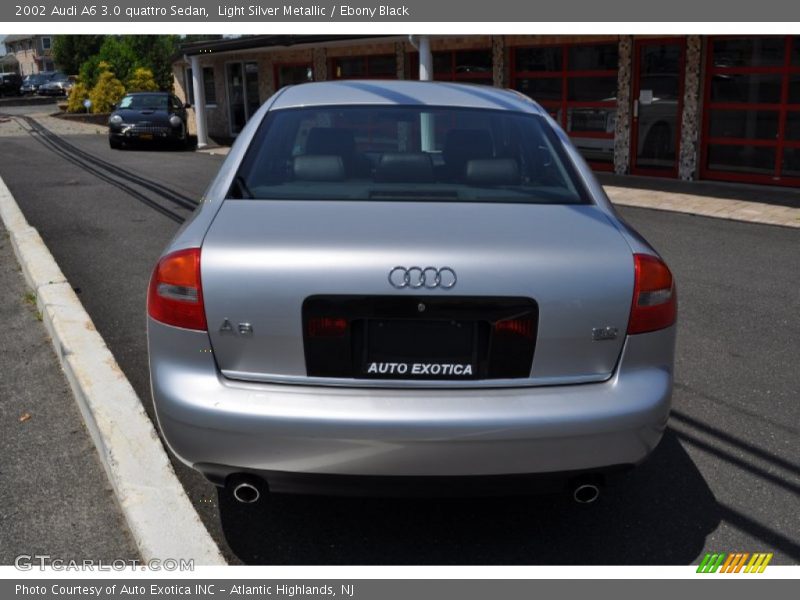 Light Silver Metallic / Ebony Black 2002 Audi A6 3.0 quattro Sedan