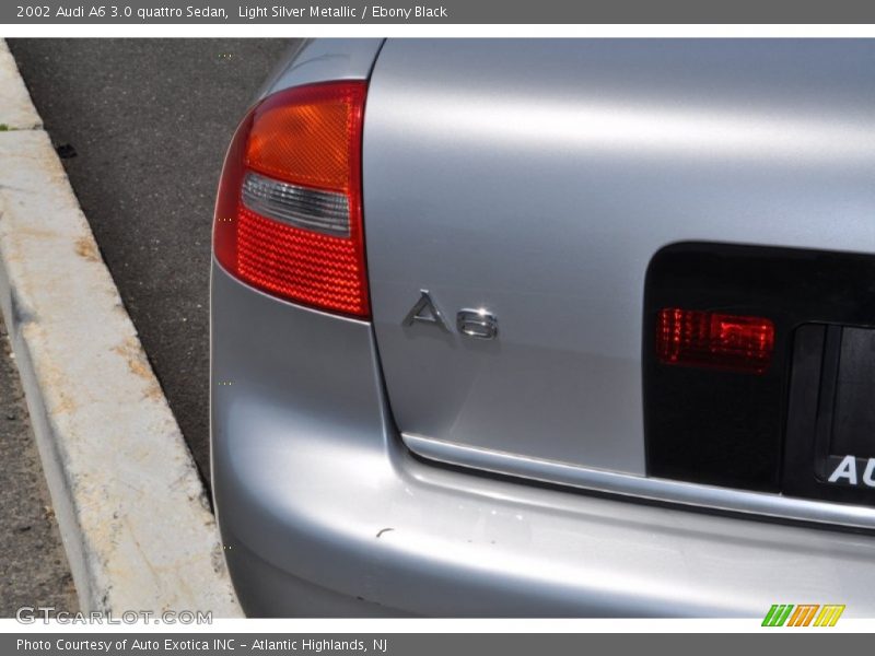Light Silver Metallic / Ebony Black 2002 Audi A6 3.0 quattro Sedan