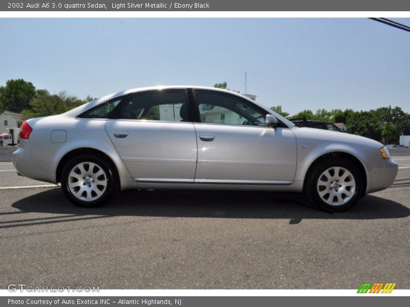 Light Silver Metallic / Ebony Black 2002 Audi A6 3.0 quattro Sedan