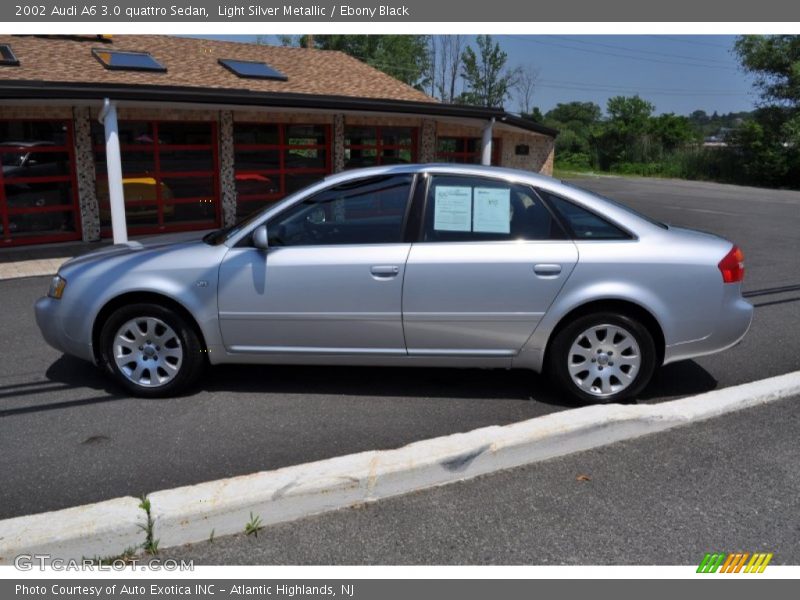 Light Silver Metallic / Ebony Black 2002 Audi A6 3.0 quattro Sedan