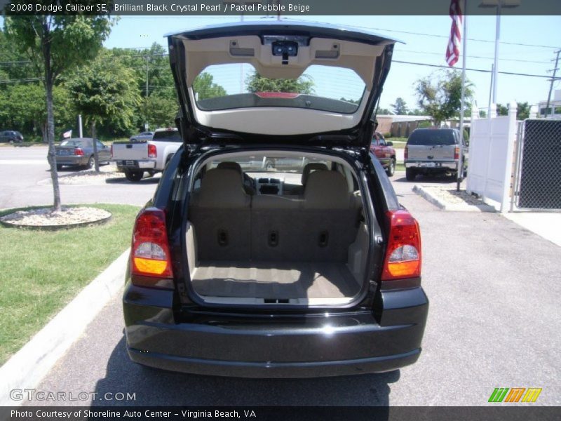 Brilliant Black Crystal Pearl / Pastel Pebble Beige 2008 Dodge Caliber SE