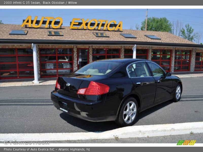 Black Obsidian / Willow 2003 Infiniti G 35 Sedan