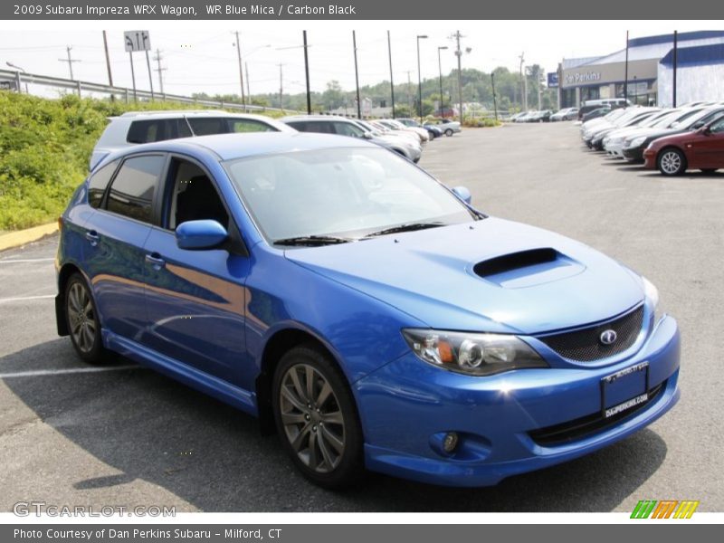 WR Blue Mica / Carbon Black 2009 Subaru Impreza WRX Wagon