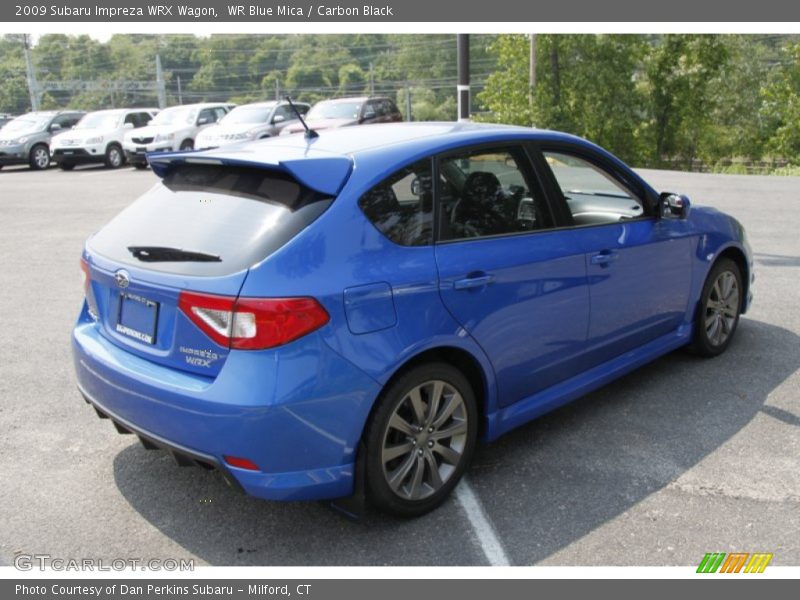 WR Blue Mica / Carbon Black 2009 Subaru Impreza WRX Wagon