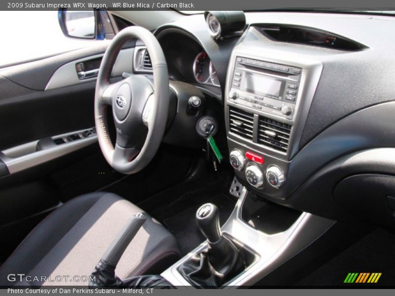  2009 Impreza WRX Wagon Carbon Black Interior