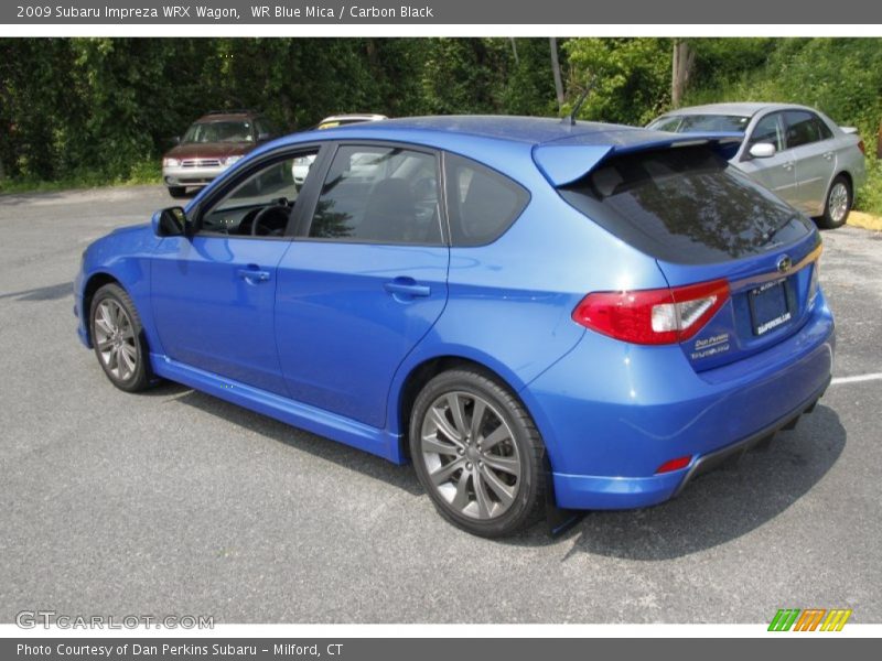 WR Blue Mica / Carbon Black 2009 Subaru Impreza WRX Wagon