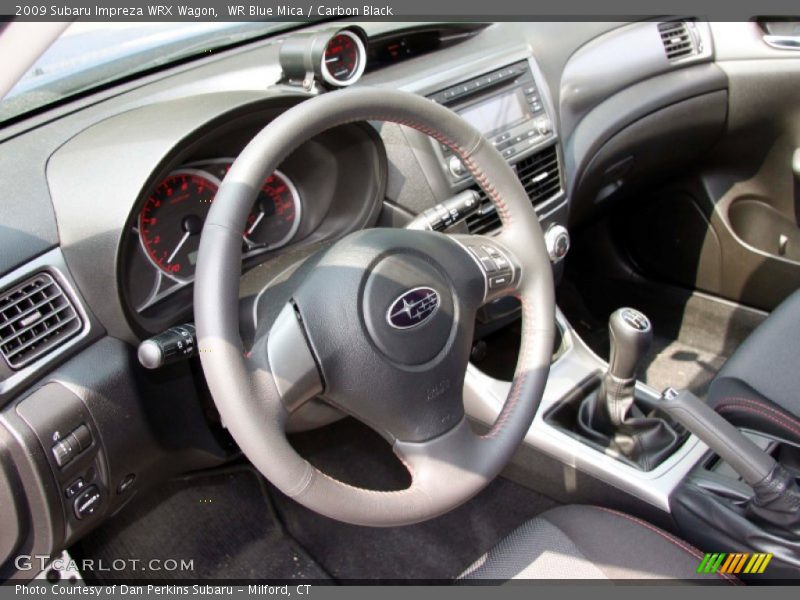  2009 Impreza WRX Wagon Carbon Black Interior