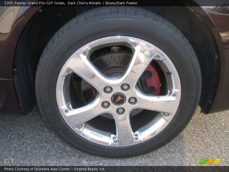 Dark Cherry Metallic / Ebony/Dark Pewter 2005 Pontiac Grand Prix GXP Sedan