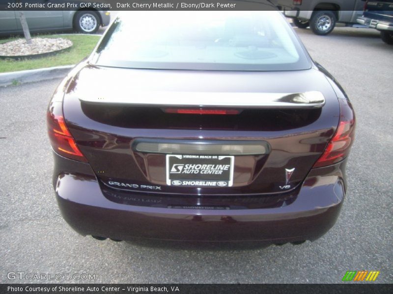 Dark Cherry Metallic / Ebony/Dark Pewter 2005 Pontiac Grand Prix GXP Sedan