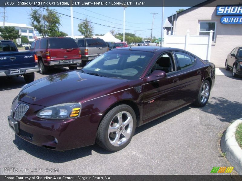 Dark Cherry Metallic / Ebony/Dark Pewter 2005 Pontiac Grand Prix GXP Sedan