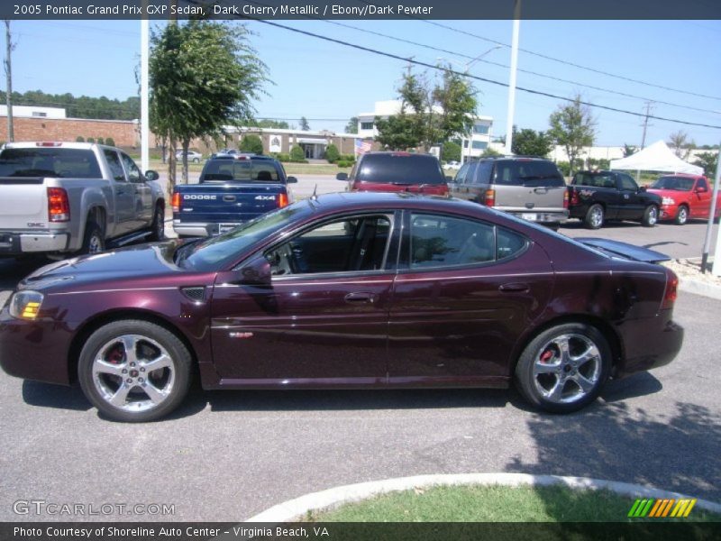 Dark Cherry Metallic / Ebony/Dark Pewter 2005 Pontiac Grand Prix GXP Sedan
