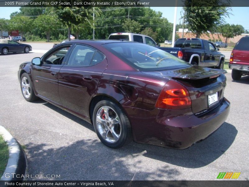 Dark Cherry Metallic / Ebony/Dark Pewter 2005 Pontiac Grand Prix GXP Sedan