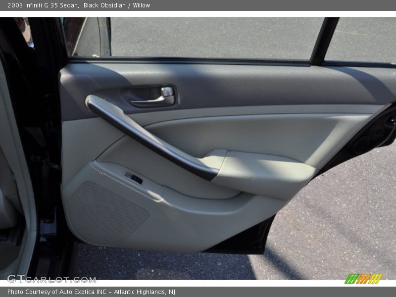 Black Obsidian / Willow 2003 Infiniti G 35 Sedan