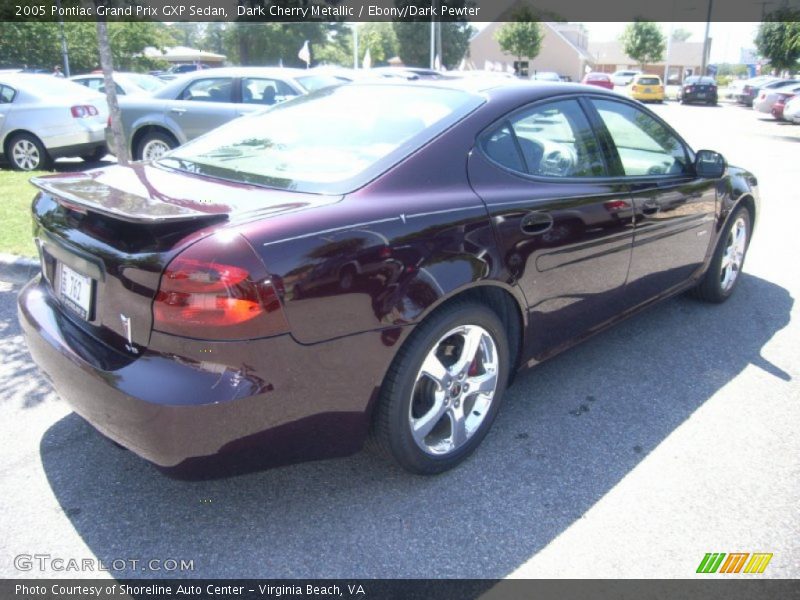 Dark Cherry Metallic / Ebony/Dark Pewter 2005 Pontiac Grand Prix GXP Sedan