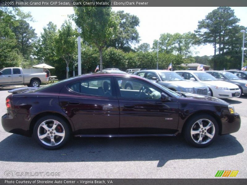 Dark Cherry Metallic / Ebony/Dark Pewter 2005 Pontiac Grand Prix GXP Sedan