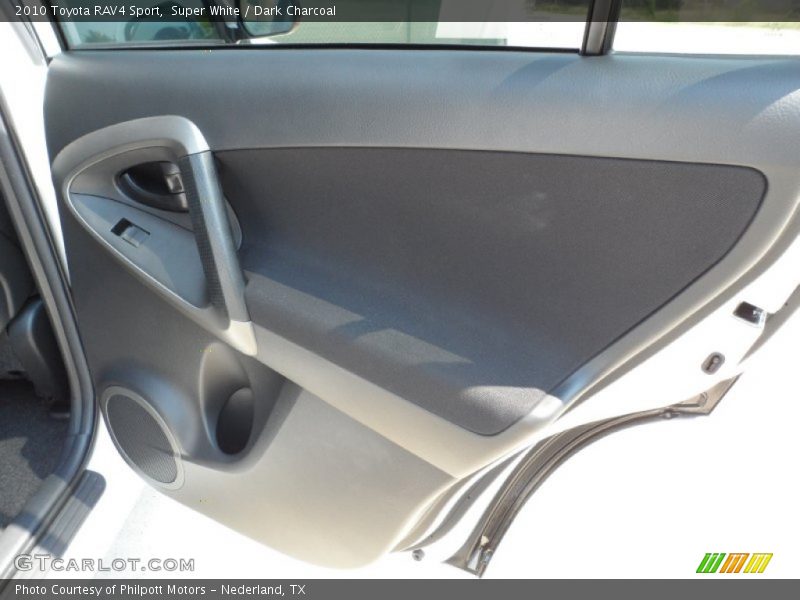 Super White / Dark Charcoal 2010 Toyota RAV4 Sport