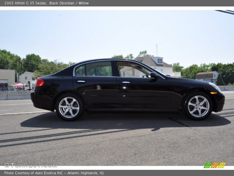 Black Obsidian / Willow 2003 Infiniti G 35 Sedan