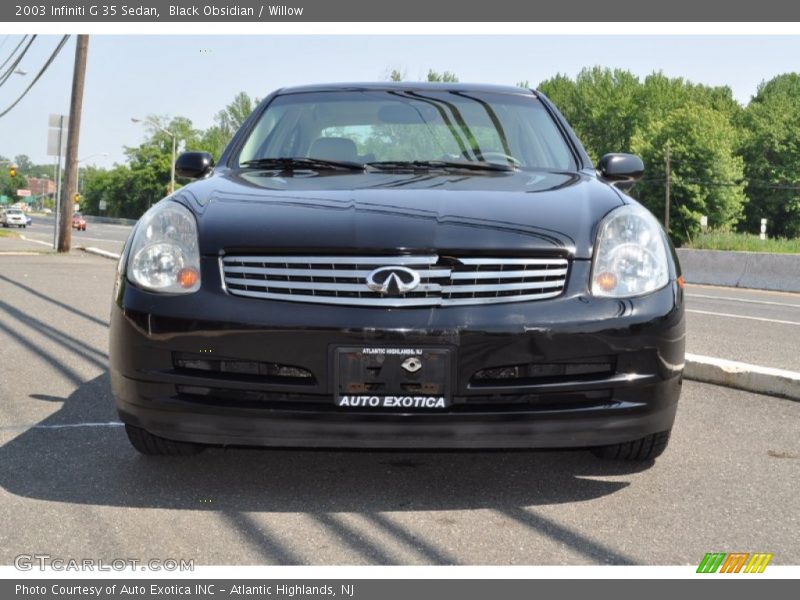Black Obsidian / Willow 2003 Infiniti G 35 Sedan