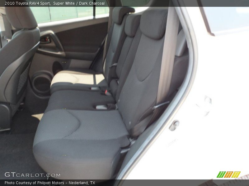Super White / Dark Charcoal 2010 Toyota RAV4 Sport