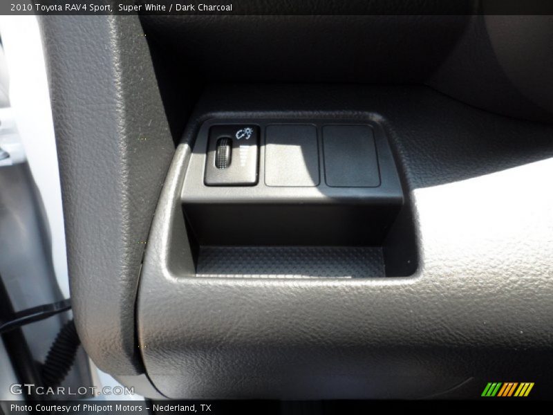 Super White / Dark Charcoal 2010 Toyota RAV4 Sport