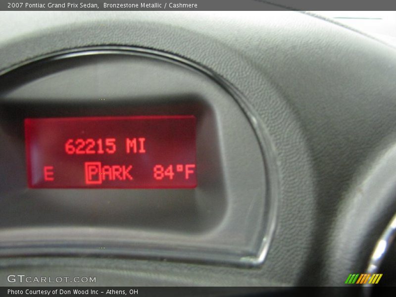 Bronzestone Metallic / Cashmere 2007 Pontiac Grand Prix Sedan