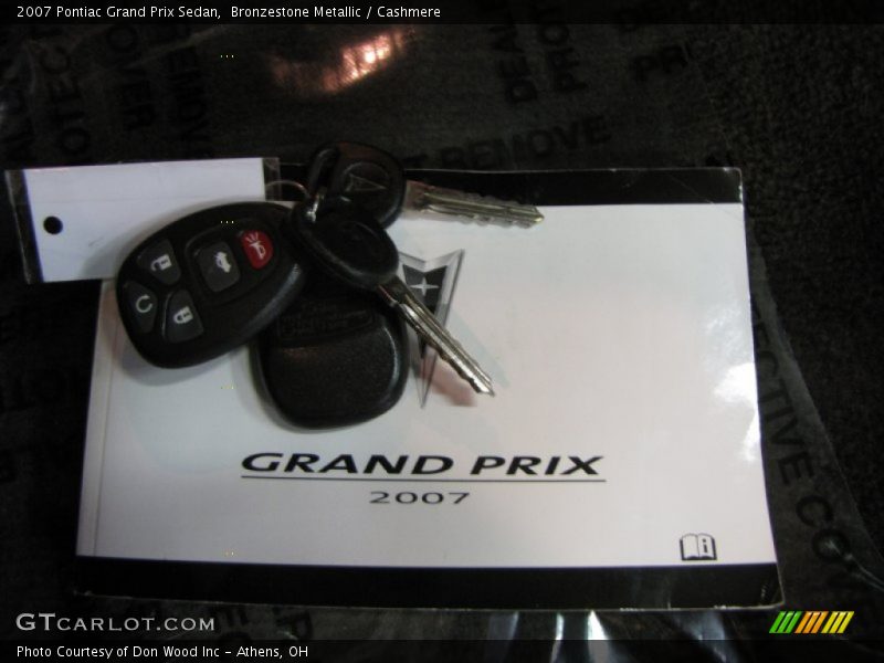 Bronzestone Metallic / Cashmere 2007 Pontiac Grand Prix Sedan